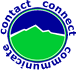 Logo: contact connect communicate